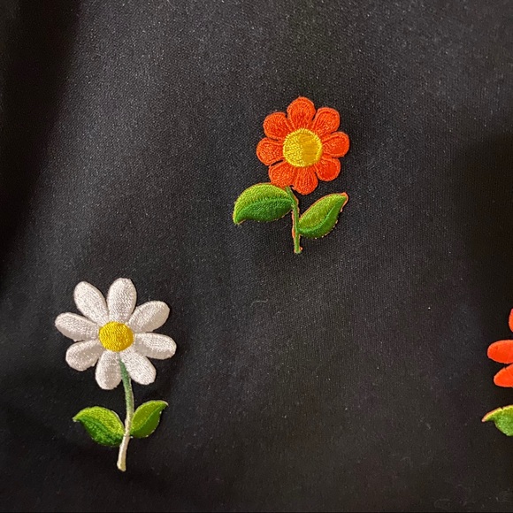 💔SOLD 💔 Vintage 90s Rampage black daisy dress - Picture 3 of 9